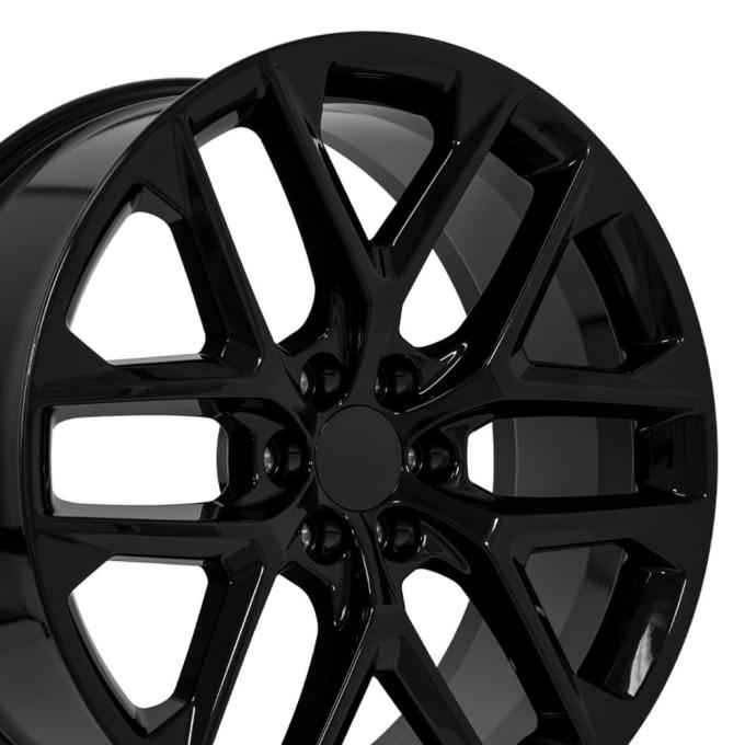 OE Replica Wheels CV62 - 24" Replica CV62 fits Chevrolet Silverado 24 in. x 10 in. Gloss Black CV62-24100-6550-28B