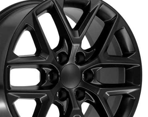 OE Replica Wheels CV62 - 20" Replica CV62 fits Chevrolet Silverado 20 in. x 9 in. Gloss Black CV62-20090-6550-28B1