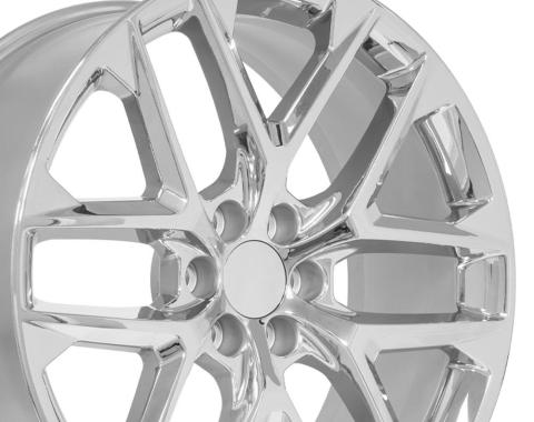 OE Replica Wheels CV62 - 24" Replica CV62 fits Chevrolet Silverado 24 in. x 10 in. Chrome CV62-24100-6550-28C