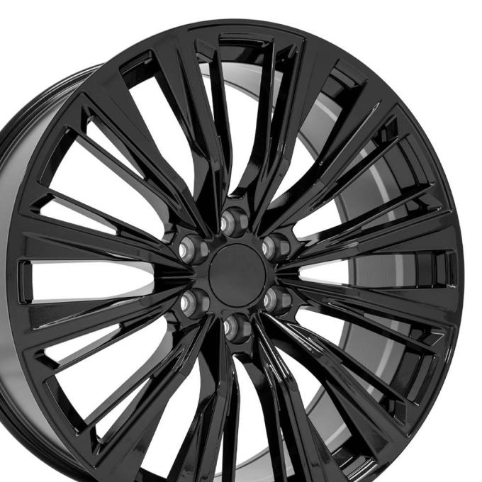 OE Replica Wheels CA93 - 24" Replica CA93 fits Cadillac Escalade 24x10 Gloss Black CA93-24100-6550-28B