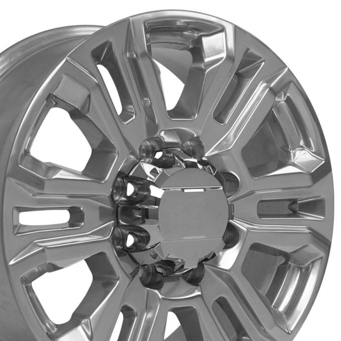 OE Replica Wheels CV70B - 20" Replica Wheel fits GMC Sierra 2500 3500 HD Denali - CV70B Polished 20x8.5 CV70B-20085-8180-47P