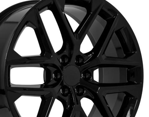 OE Replica Wheels CV62 - 24" Replica CV62 fits Chevrolet Silverado 24 in. x 10 in. Gloss Black CV62-24100-6550-28B