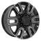 OE Replica Wheels CV96B - 20" Replica CV96B fits GMC Sierra 2500/3500 20x8.5 Black Machined CV96B-20085-8180-47MB