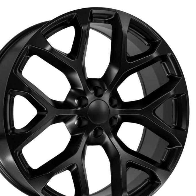 OE Replica Wheels CV98B - 26" Replica Wheel CV98B Fits Chevy Silverado 26x10 Satin Black Wheel CV98B-26100-6550-24B1