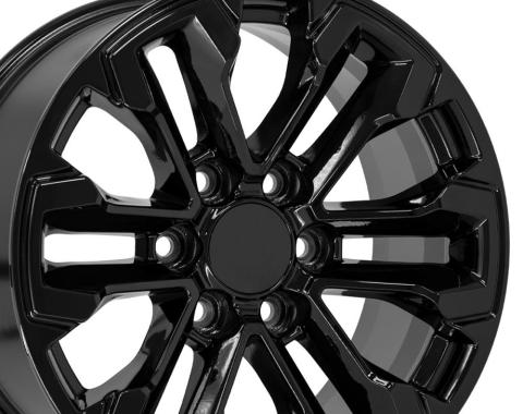 OE Replica Wheels CV69 - 18" Replica CV69 fits Chevrolet Silverado 18 in. x 8.5 in. Gloss Black CV69-18085-6550-26B