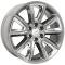 OE Replica Wheels CV73B - 22" Replica Wheel CV73B Fits Chevrolet Tahoe Rim 22x9 Hyper w/Chrome Wheel CV73B-22090-6550-24HB-ic