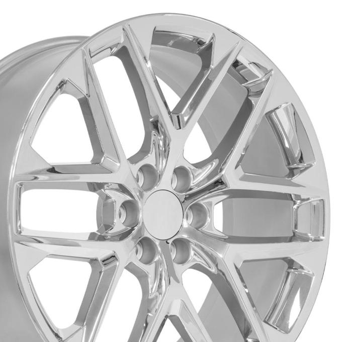 OE Replica Wheels CV62 - 24" Replica CV62 fits Chevrolet Silverado 24 in. x 10 in. Chrome CV62-24100-6550-28C