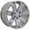 OE Replica Wheels CV93B - 22" Replica Wheel fits Chevy Silverado - CV93B Chrome with Chrome Insert 22x9 CV93B-22090-6550-24C-ic
