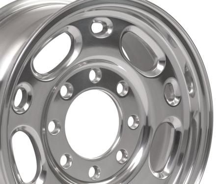 OE Replica Wheels CV82 - 16" Replica Wheel CV82 Fits Chevrolet 8 Lug Suburban Rim 16x6.5 Polished Wheel CV82-16065-8650-28P
