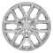 OE Replica Wheels CV62 - 20" Replica CV62 fits Chevrolet Silverado 20 in. x 9 in. Chrome CV62-20090-6550-28C