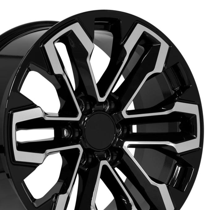 OE Replica Wheels CV69 - 20" Replica CV69 fits Chevrolet Silverado 20 in. x 9 in. Gloss Black CV69-20090-6550-26MB