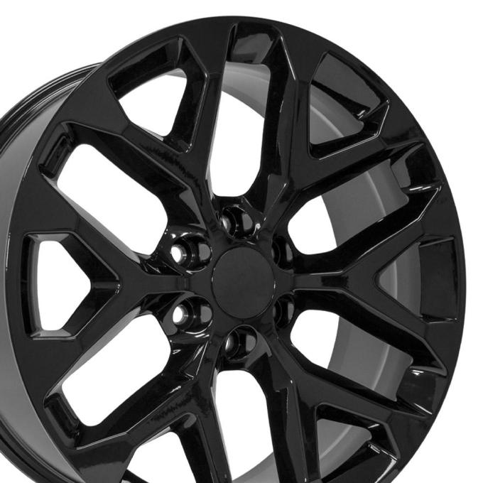 OE Replica Wheels CV98B - 22" Replica CV98B fits Chevy Silverado 22x9 Gloss Black CV98B-22090-6550-24B