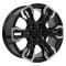 OE Replica Wheels CV65 - 20" Replica CV65 fits Chevrolet Silverado 20 in. x 9 in. Gloss Black CV65-20090-6550-26MB