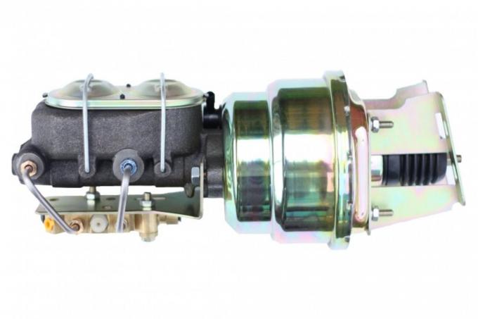 Leed Brakes 7 inch dual power booster, 1-1/8 inch bore master disc/disc (Zinc) 3S1A3