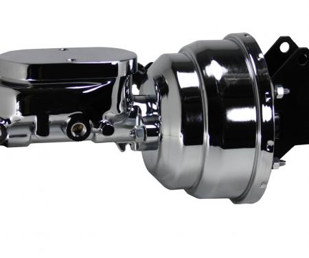 Leed Brakes 1960-1972 Ford F-100 8 inch dual power brake booster with bracket (Chrome) E9