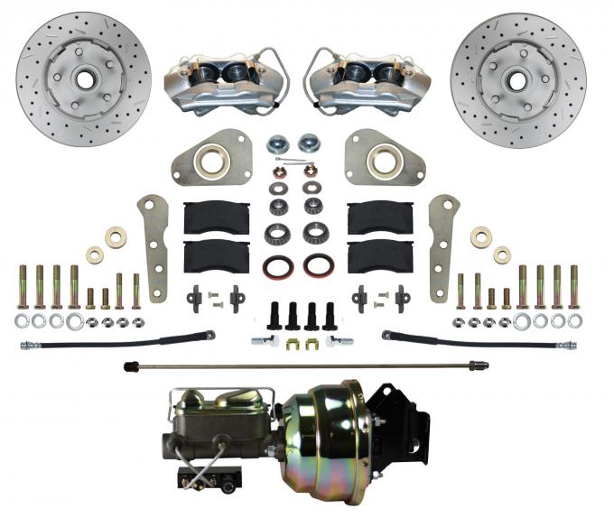 Leed Brakes Power Front Kit with Drilled Rotors and Zinc Plated Calipers FC0025-8307X