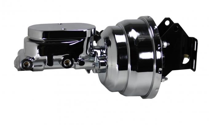 Leed Brakes 1960-1972 Ford F-100 8 inch dual power brake booster with bracket (Chrome) E9