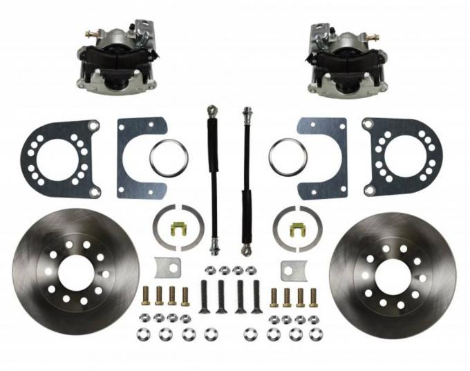 Leed Brakes Rear Disc Brake Kit with Plain Rotors and Zinc Plated Calipers RC0002