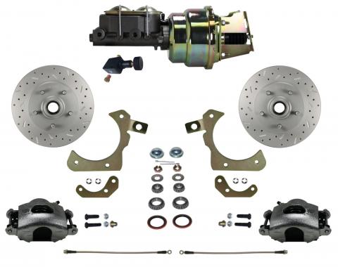 Leed Brakes Power Front Kit with Drilled Rotors and Zinc Plated Calipers FC1011-K105X