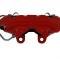 Leed Brakes Spindle Kit with Drilled Rotors and Red Powder Coated Calipers RFC0025SMX