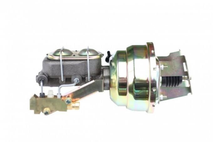 Leed Brakes 8 inch dual power booster, 1-1/8 inch bore master disc/disc (Zinc) 3U1A3