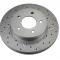 Leed Brakes Rear Disc Brake Kit with Drilled Rotors and Black Powder Coated Calipers BRC1008X