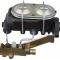 Leed Brakes 7 inch dual power booster, 1-1/8 inch bore master disc/disc (Zinc) 761A3
