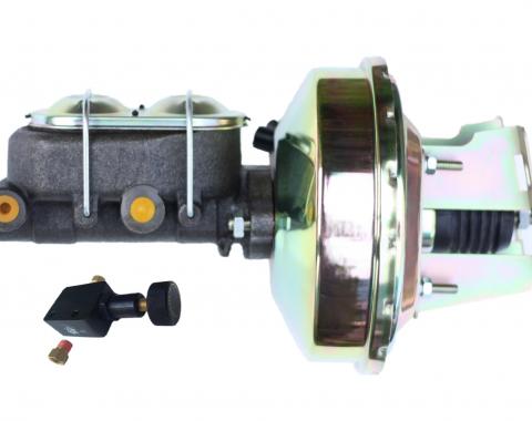Leed Brakes 9 inch power booster, 1-1/8 inch bore master adjustable valve (Zinc) 3E105