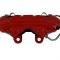 Leed Brakes Spindle Kit with Drilled Rotors and Red Powder Coated Calipers RFC0025SMX