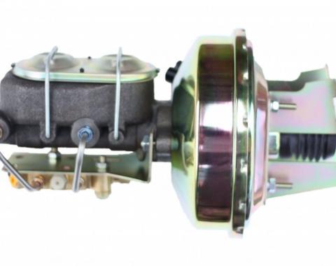 Leed Brakes 9 inch power booster, 1-1/8 inch bore master disc/drum (Zinc) 3E181