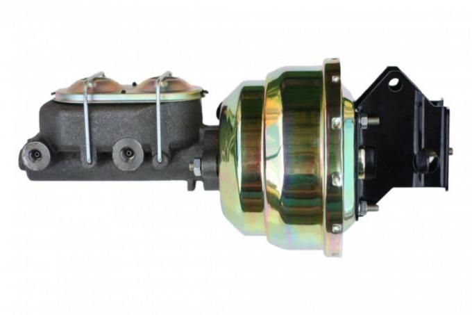 Leed Brakes 8 inch dual power booster, 1 inch bore master (Zinc) G83