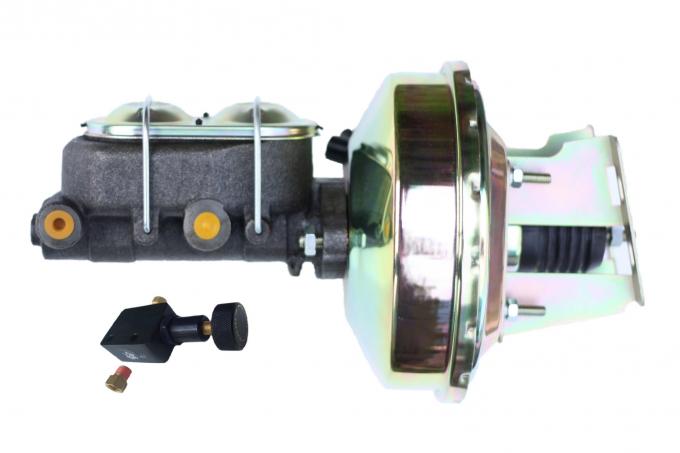 Leed Brakes 9 inch power booster, 1-1/8 inch bore master adjustable valve (Zinc) 3E105