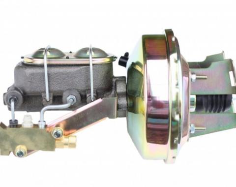 Leed Brakes 9 inch power booster, 1-1/8 inch bore master disc/drum (Zinc) 3E1A1