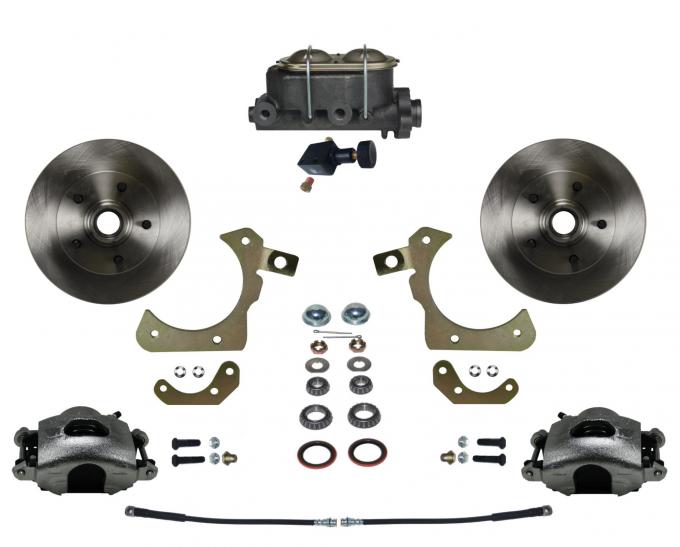 Leed Brakes Manual Front Kit with Plain Rotors and Zinc Plated Calipers FC1011-305