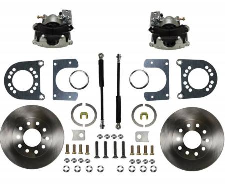 Leed Brakes Rear Disc Brake Kit with Plain Rotors and Zinc Plated Calipers RC0002