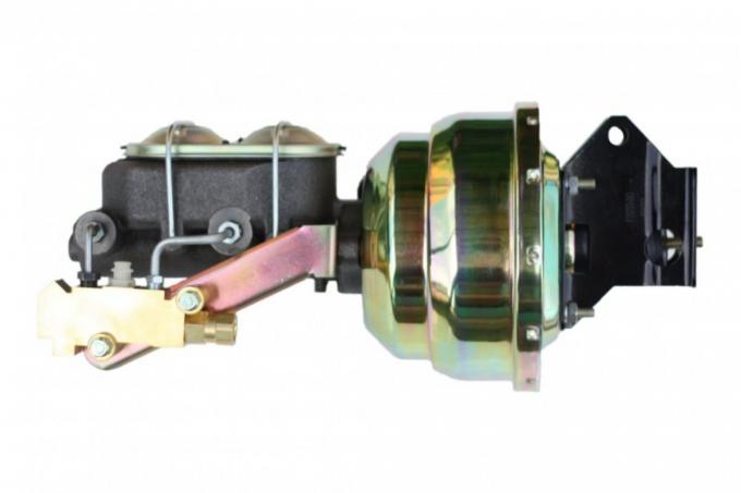 Leed Brakes 8 inch dual power booster, 1-1/8 inch bore master disc/disc (Zinc) G81A3