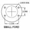 Leed Brakes Rear Disc Brake Kit with Drilled Rotors and Zinc Plated Calipers RC0001X