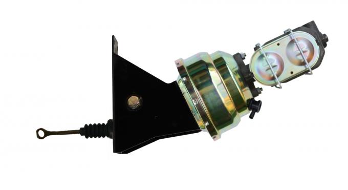 Leed Brakes 1966-1977 Ford Bronco 8 inch dual power booster, 1 inch bore master (Zinc) B83