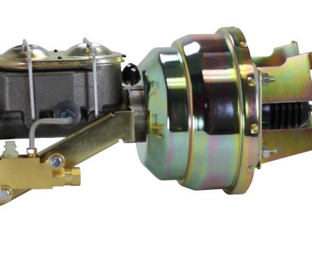 Leed Brakes 8 inch dual power booster, 1-1/8 inch bore master disc/drum (Zinc) 3M1A1