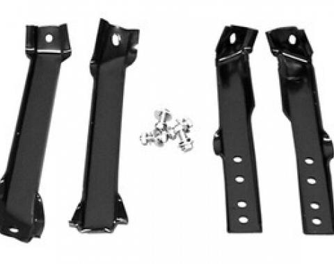 Key Parts '63-'66 Rear Bumper Bracket Kit 0848-023 B