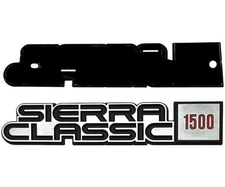 OER 1981-86 GMC C/K, 1989-91 GMC R/V Truck, SUV, Fender Emblem Set, Sierra Classic 1500 14051861