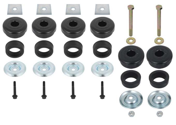 OER 1984-87 Chevrolet, GMC Pickup, Body Mounting Set, Standard Cab, Fleetside, 32-Piece Set T71204