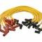 Accel Spark Plug Wire Set, 8mm, Custom with Graphite Core, Yellow with HEI Stock Style Boots 4056