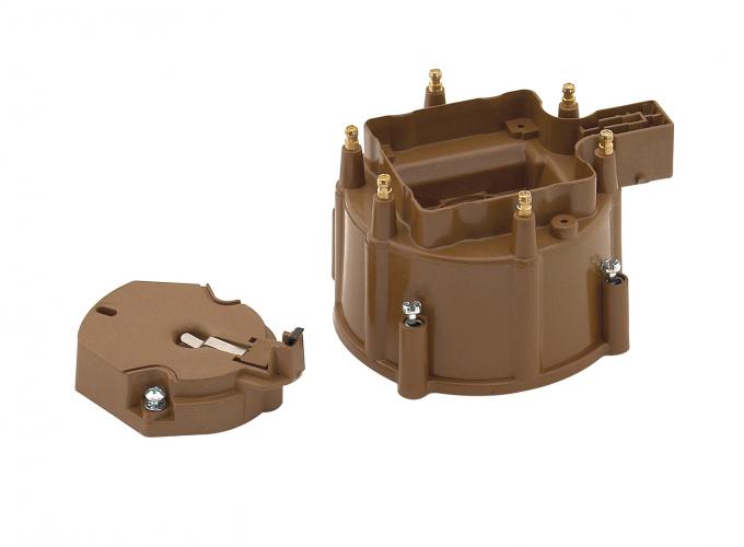 Accel Distributor Cap & Rotor Kit, HEI Style, Brown 8129