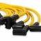 Accel Spark Plug Wire Set, 8mm, Custom with Graphite Core, Yellow with HEI Stock Style Boots 4056