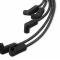 Accel Spark Plug Wire Set- 8mm, Super Stock, Custom, Black Wire 5114K