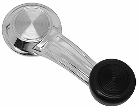 Inside Door Window Crank Handle For Chevrolet GMC – Gray/Black Knob – Left Or Right