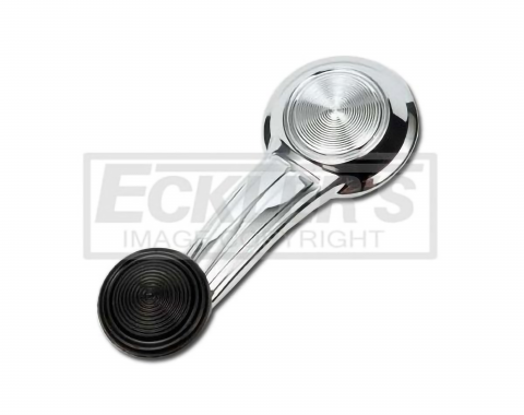 Camaro Window Crank Handle, With Black Knob, Door Or Quarter, 1967-1981