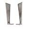 AMD Upper Outer Custom Cab Trim Plates, Pair, 60-63 Chevy CK Pickup X456-4060-P