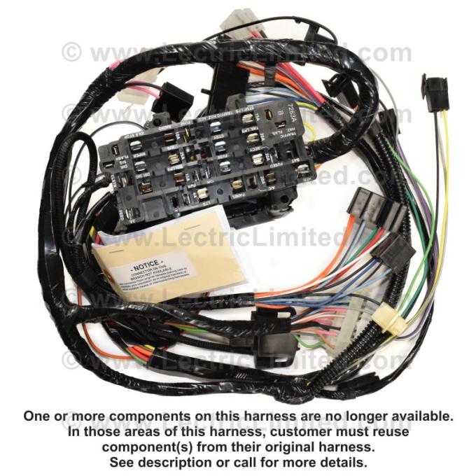 Lectric Limited 1976 Chevrolet Dash Harness 35934